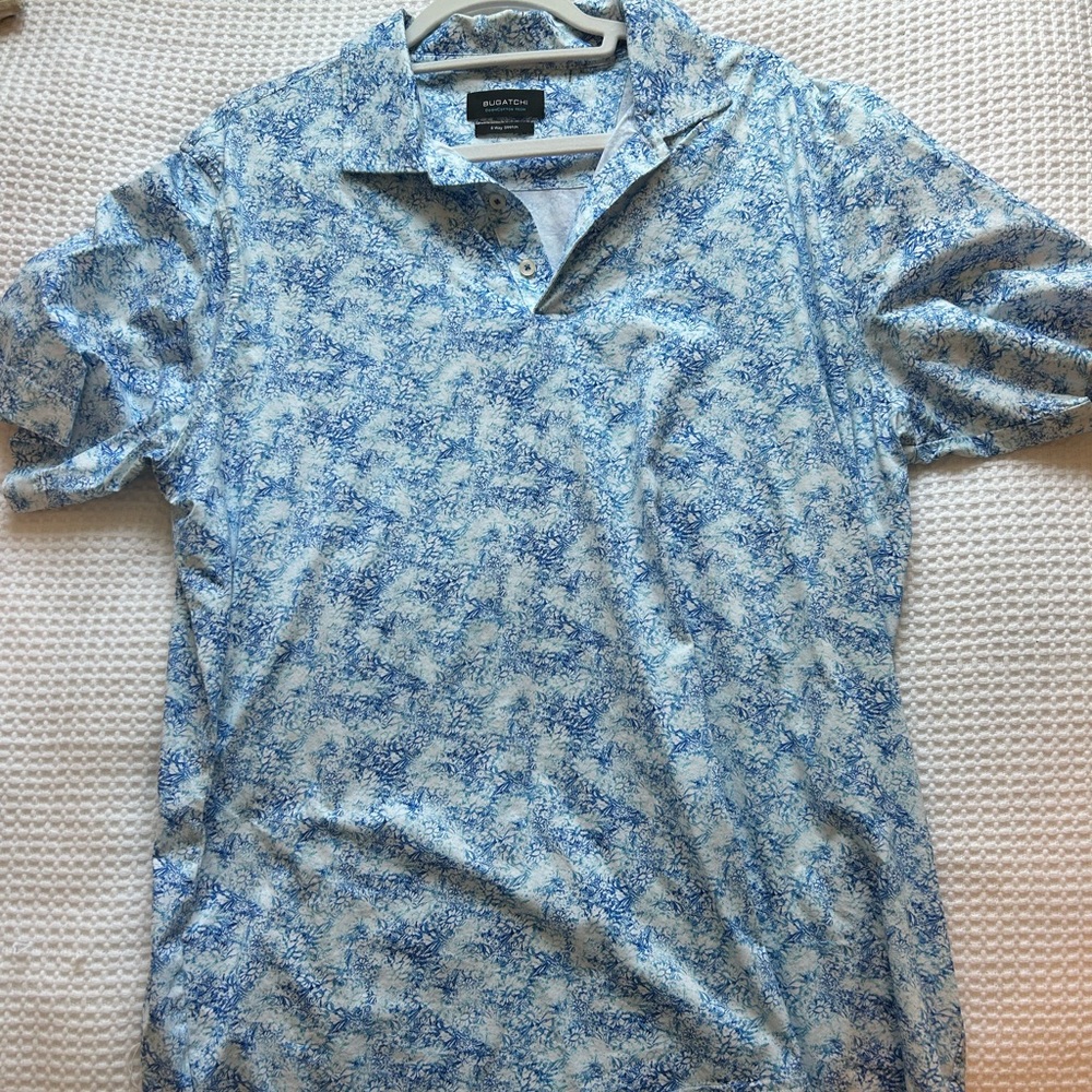 Bugatchi ooohcotton tech polo